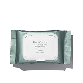 Мицеллярные очищающие салфетки HydroPeptide HydroActive Cleanse Micellar Facial Towelettes - картинка 