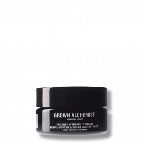 Ночной восстанавливающий крем для лица нейро-пептид и фиалка Grown Alchemist - картинка 