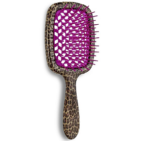 Фото: Щетка для волос Janeke Superbrush Leopard Fuxia