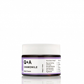Ночной крем с ромашкой Q+A Chamomile Night Cream - картинка 