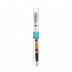 Зубная щетка средней жесткости Piave Toothbrush Black - фото