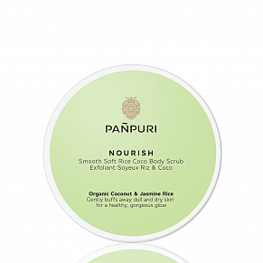 Кокосовый скраб для тела Panpuri Nourish Smooth Soft Rice Coco Body Scrub - изображение 