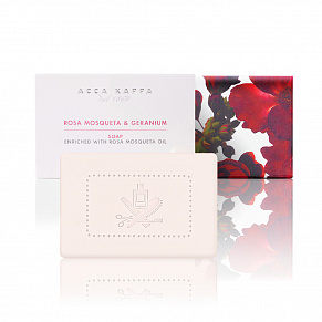 Мыло туалетное Acca Kappa Rosa Mosqueta and Geranium - изображение 