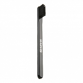 Зубная щетка средней жесткости Marvis Toothbrush Black - фото