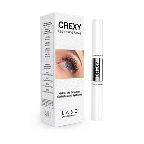 Гель для стимуляции роста ресниц и бровей Labo Crexy Lashes and Brows Gel  - картинка 
