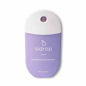 Спрей для рук увлажняющий с антибактериальным эффектом Adrop Floral Glow - изображение 