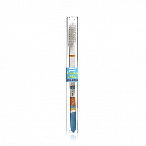 Зубная щетка средней жесткости Piave Toothbrush Blue - фото