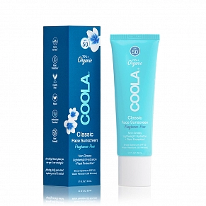 Солнцезащитный крем для лица без запаха Coola Classic Face Sunscreen Fragrance SPF 50 - картинка 