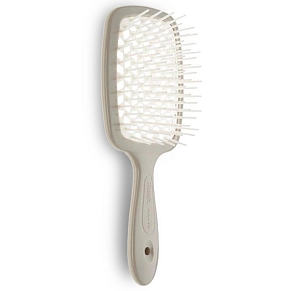 Фото: Щетка для волос Janeke Superbrush Grey White