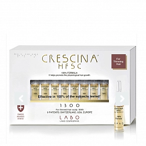 Фото: Лосьон для стимуляции роста волос для мужчин 1300 Crescina HFSC Transdermic Mеn