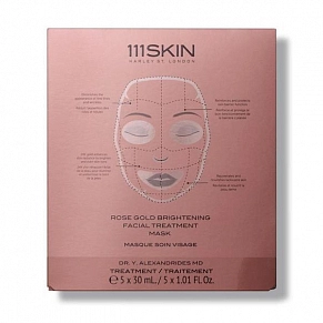 Маска для сияния кожи лица 111SKIN Rose Gold Brightening Facial Treatment Mask - картинка 