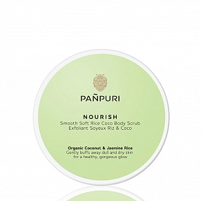 Кокосовый скраб для тела Panpuri Nourish Smooth Soft Rice Coco Body Scrub - изображение 