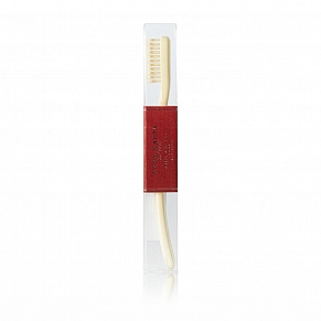 Зубная щетка с нейлоновой щетиной мягкая Acca Kappa Toothbrush Ivory White - фото