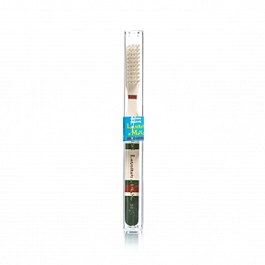 Зубная щетка средней жесткости Piave Toothbrush Green Wide - фото