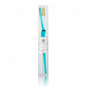 Зубная щетка с нейлоновой щетиной средней жесткости Acca Kappa Toothbrush Turquoise - фото