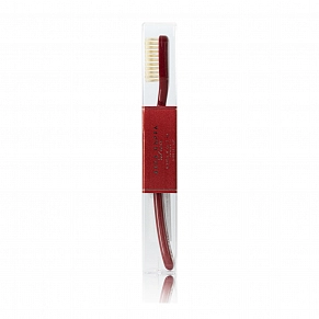 Зубная щетка с нейлоновой щетиной средней жесткости Acca Kappa Toothbrush Venetian Red - фото