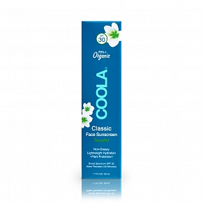 Солнцезащитный крем для лица огурец Coola Classic Face Organic Sunscreen Lotion Cucumber SPF 30 - картинка 