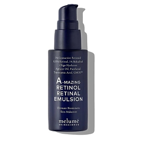 Эмульсия с ретиноидами для лица и шеи Melumé Skinscience A-mazing Retinol Retinal Emulsion - картинка 