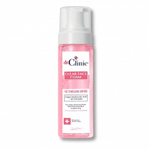 Пенка для умывания с гиалуроновой кислотой и витамином В5 Dr.Clinic Cleansing Foam - картинка 