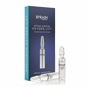 Ампульный концентрат для лица гиалурон + кислород Byrain Hyaluron Oxygen Lift - картинка 