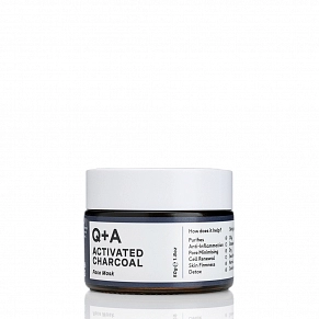 Маска для лица с углем Q+A Activated Charcoal Face Mask - картинка 