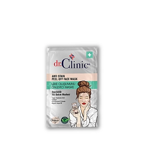 Маска для лица с маслом чайного дерева для жирной кожи, склонной к акне dr.Clinic Tea Tree For Oily, Acne Prone Skin Peel Off Face Mask - картинка 