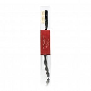 Зубная щетка с натуральной щетиной жeсткая Acca Kappa Toothbrush Black - фото