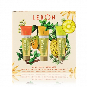 Набор зубных паст Lebon Orange Mood Kit - фото