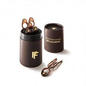 Фото: Набор шпилек коричневого цвета Fiona Franchimon No1 Hairpin Brown